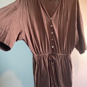 Z Supply charcoal gray romper